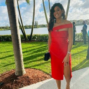 Red bandage Cocktail Dress